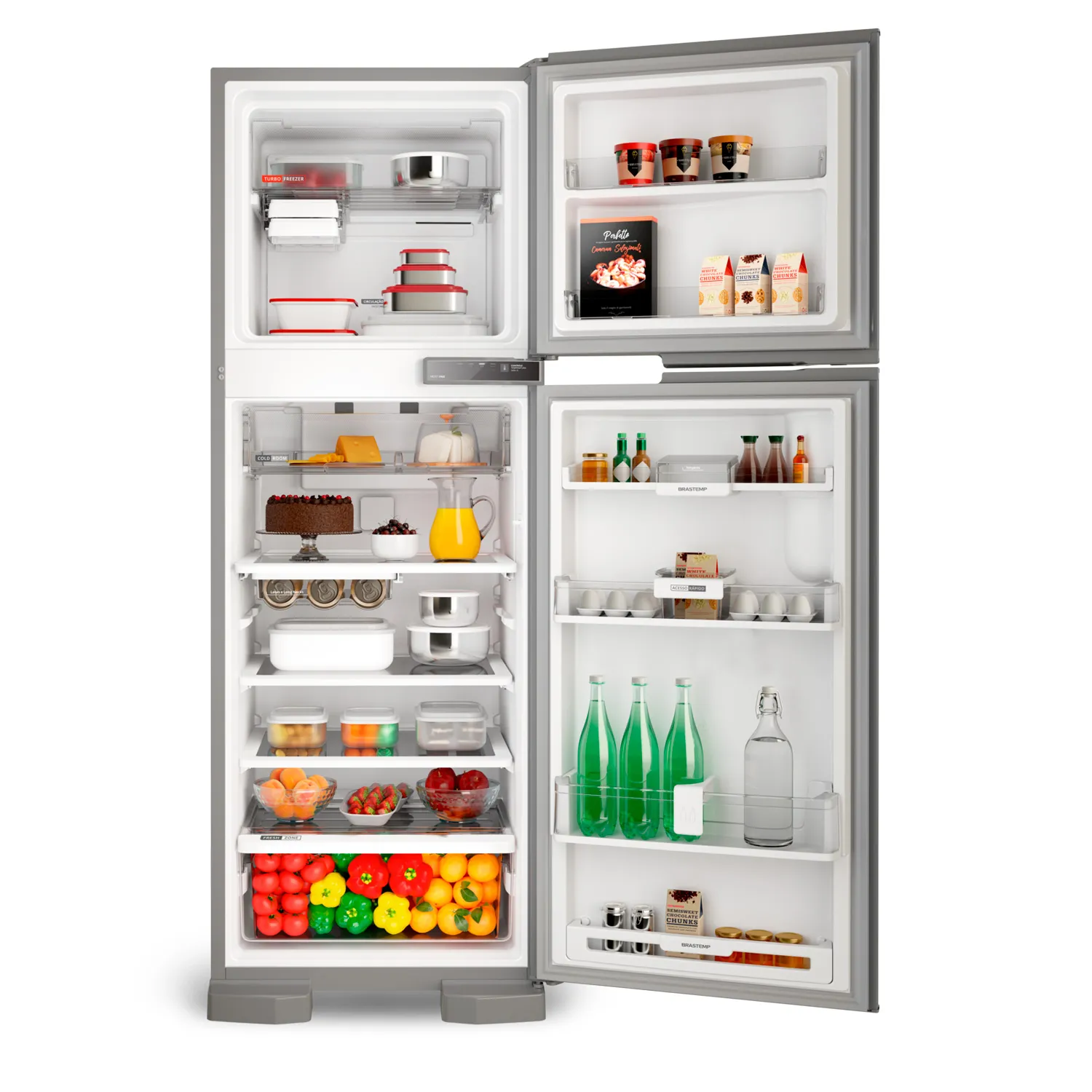 Geladeira Brastemp Frost Free Duplex 375 Litros com Compartimento Extrafrio - BRM44HK - Imagem 5